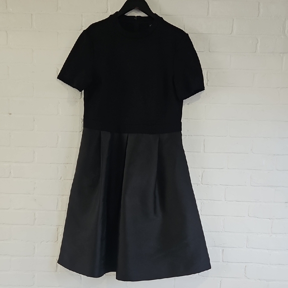 Icone Dresses & Skirts - Elegant Icone 2-tone Black and Dark Silver A-Line Knee-Length Dress